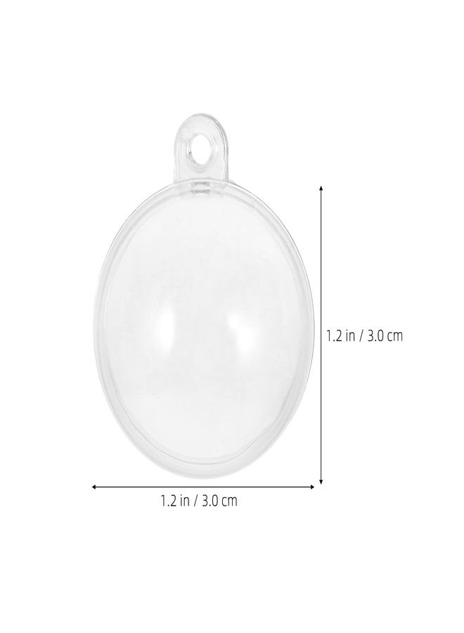BUGUUYO 10Pcs Transparent Fillable Aquarium Floating Balls with Hanging for Fish Tank Landscaping Material with Hanging for Party Supplies and Fish Tank Decor - Image 2